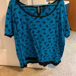 Adorable Simply Be cat top 2x